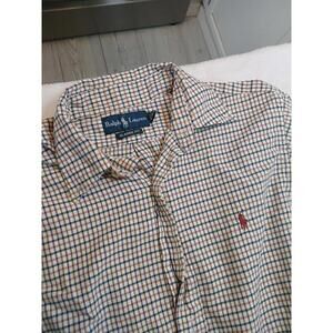 Ralph Lauren Mens Button Down Long Sleeve Size Medium Classic Fit